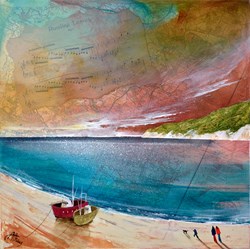 Idyll by Keith Athay - Varnished Original Painting on Box Canvas sized 16x16 inches. Available from Whitewall Galleries